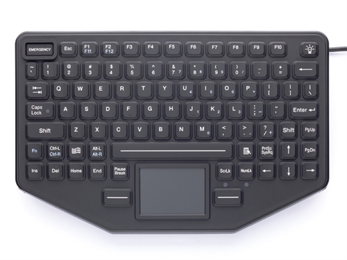 iKey Mountable Keyboard Touchpad (PS2) (Black) | SL-86-911-TP-PS2