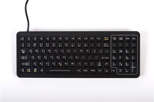 Slim, Rugged Keyboard Offers Eight Levels of Backlighting | SLK-101-8L