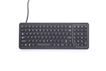 iKey SlimKey Backlit Industrial Keyboard  (PS2) (Black) | SLK-101-PS2