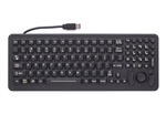 iKey SlimKeyBacklit Keyboard Force Sensing Resistor (USB) (Black) | SLK-102-FSR-USB