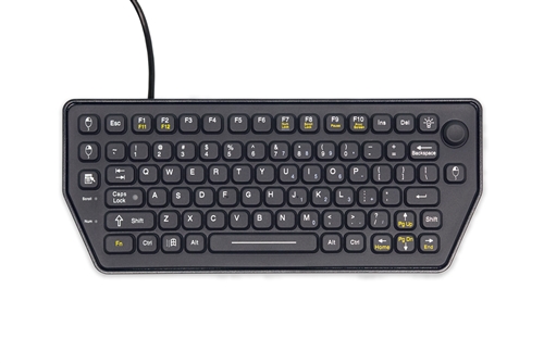 iKey Compact Backlit Keyboard w/Force Sensing Resistor (USB) (Black) | SLK-79-FSR-USB