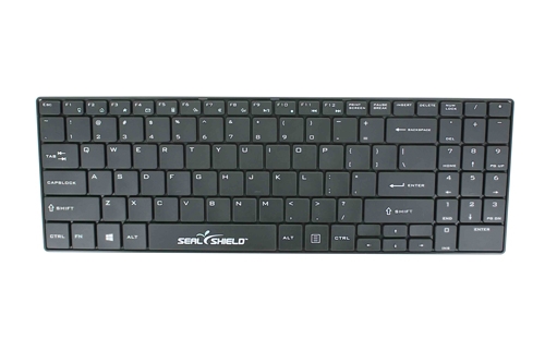 Used for Infection Control & Equipment Protection, the Clean-Wipe Medical RF Wireless Keyboard SSKSV099WV2 can be cleaned by washing with soap and water, sanitized or disinfected.