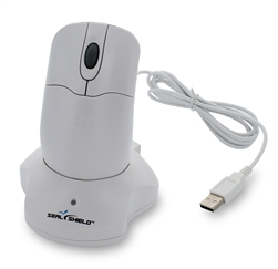 Used for Infection Control & Equipment Protection, the Silver-Storm Medical CleanKeys Mouse STWM042VCK can be cleaned by washing with soap and water, sanitized or disinfected.