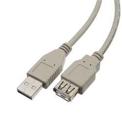 Used for Infection Control & Equipment Protection, the Easy Disconnect USB Extension Cable USBECMF-CG06 can be cleaned by washing with soap and water, sanitized or disinfected.