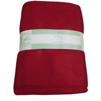 Spa Fleece Blanket - Venetian Red