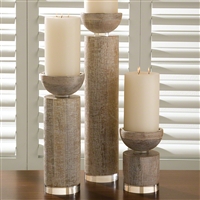 Bleached Wood Pillars