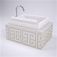 Meandros Pedicure Sink Vanity