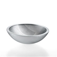 Silver Leaf Vessel Sink