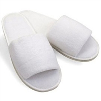 Terry Open Toe Slippers