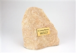 Pet Limestone Rock Urn Medium