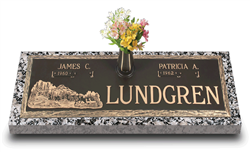 Paradise Cottage Bronze Grave Marker