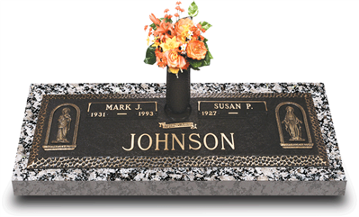 Garden of Life Simplicity Bronze Grave Marker