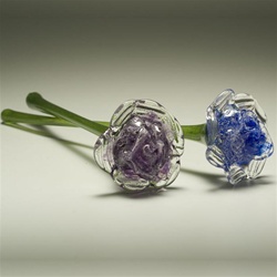 Eternal Bloom Glass Cremation Keepsake