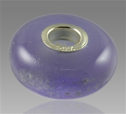 Lavender Glass Cremation Bead for Pandora Bracelets