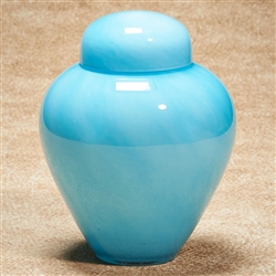 Aqua Moonlit Urn