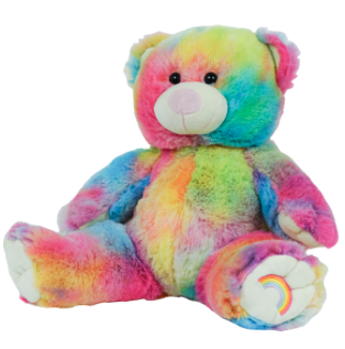Plush Cremation Keepsakes: Rainbow Bear