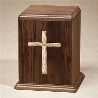 Rugged Cross Urn