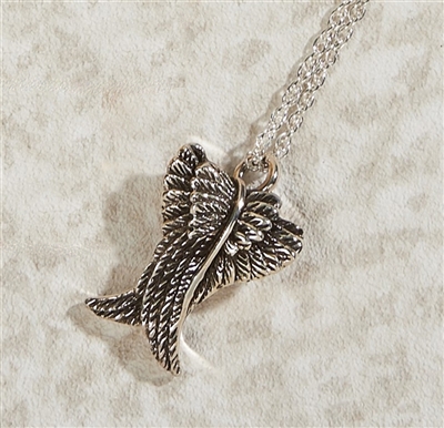 Angels Wings Cremation Pendant