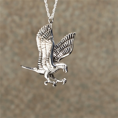 Soaring Eagle Cremation Pendant