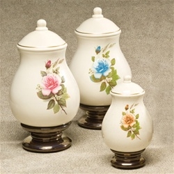 Blossom Ceramic Urn
