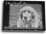 Laser Engraved Pet Photo Plaques