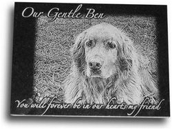 Laser Engraved Pet Photo Plaques