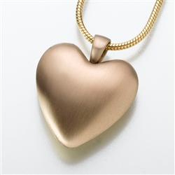 Bronze Heart Cremation Pendant