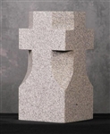 Cross Granite Vase - Medium