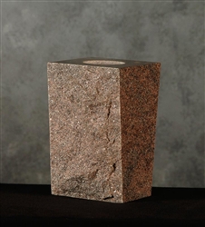Medium Square Granite Vase P2
