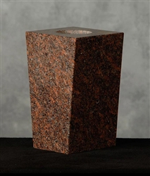 Medium Square Granite Vase P5