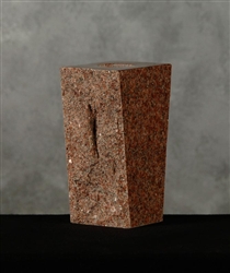 Small Square Granite Vase P2