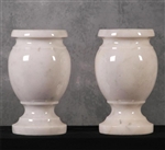 White Solid Marble Vase