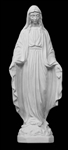 14" Our Lady of Grace Marble Statue