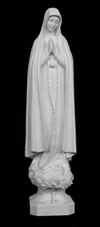39" Our Lady of Fatima Marble Statue