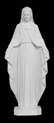 43" Madonna Marble Statue