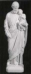 St. Joseph with Child Marble Statue