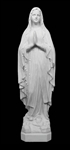 12" Our Lady of Fatima Marble Statue