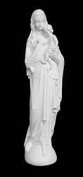 48" Our Lady of Fatima Marble Statue