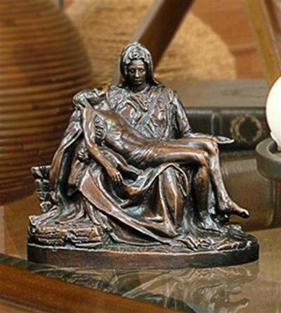 The Pieta Bronze Keepsake Urn