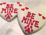 Be Mine Heart Dog Cookies Treats