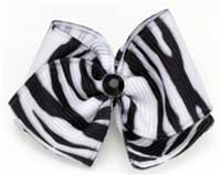 Zebra Hair Bow