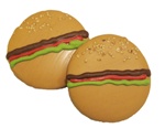 Hamburger Dog Cookies
