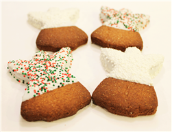 Christmas Angel Dog Cookies Treats