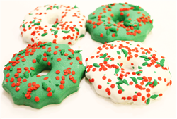 Wreath Dog Cookies