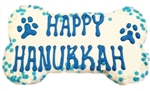 Happy Hanukkah Dog Bone Treat