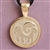 Horoscope Symbol Pendant with Image, Two Tone