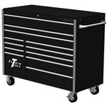 Extreme Tools Inc Extreme Tools 55" 12-Drawer Roller Cabinet, Black