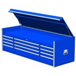 Extreme Tools Inc Extreme Tools 72" 12-Drawer Top Chest, Blue