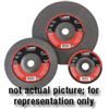 5PK GRINDING WHEEL T-27, 4-1/2"X 1/4"X 7/8",5 PC