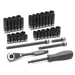 Grey Pneumatic GRE89653CRD - 1/4" Dr. 53pc Fract. & Metric Duo-Socket Set - 6 P